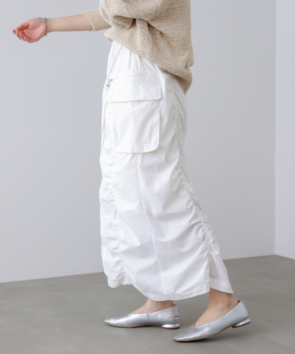 シャーリングミリタリースカート