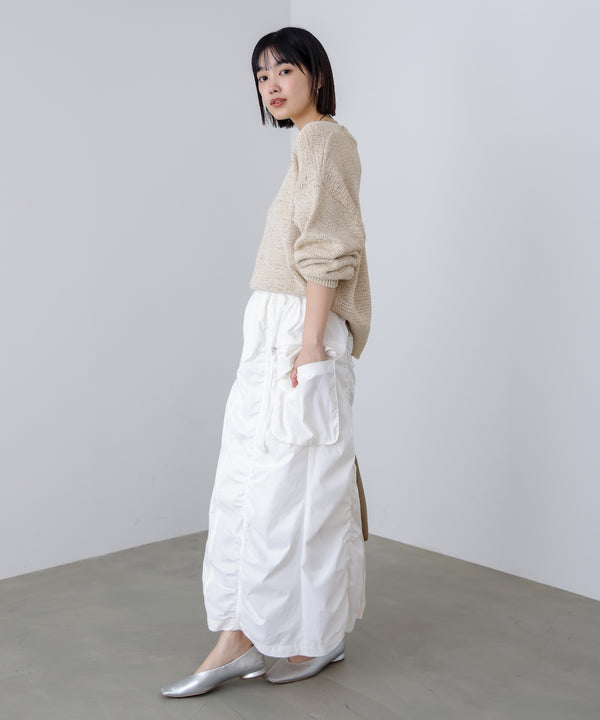 シャーリングミリタリースカート