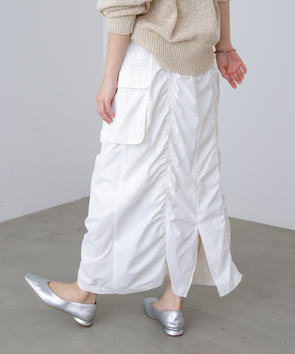 シャーリングミリタリースカート