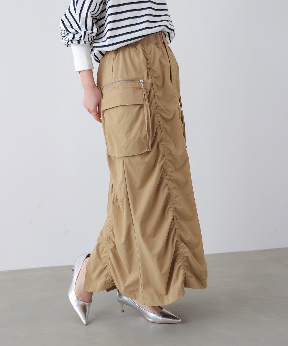 シャーリングミリタリースカート