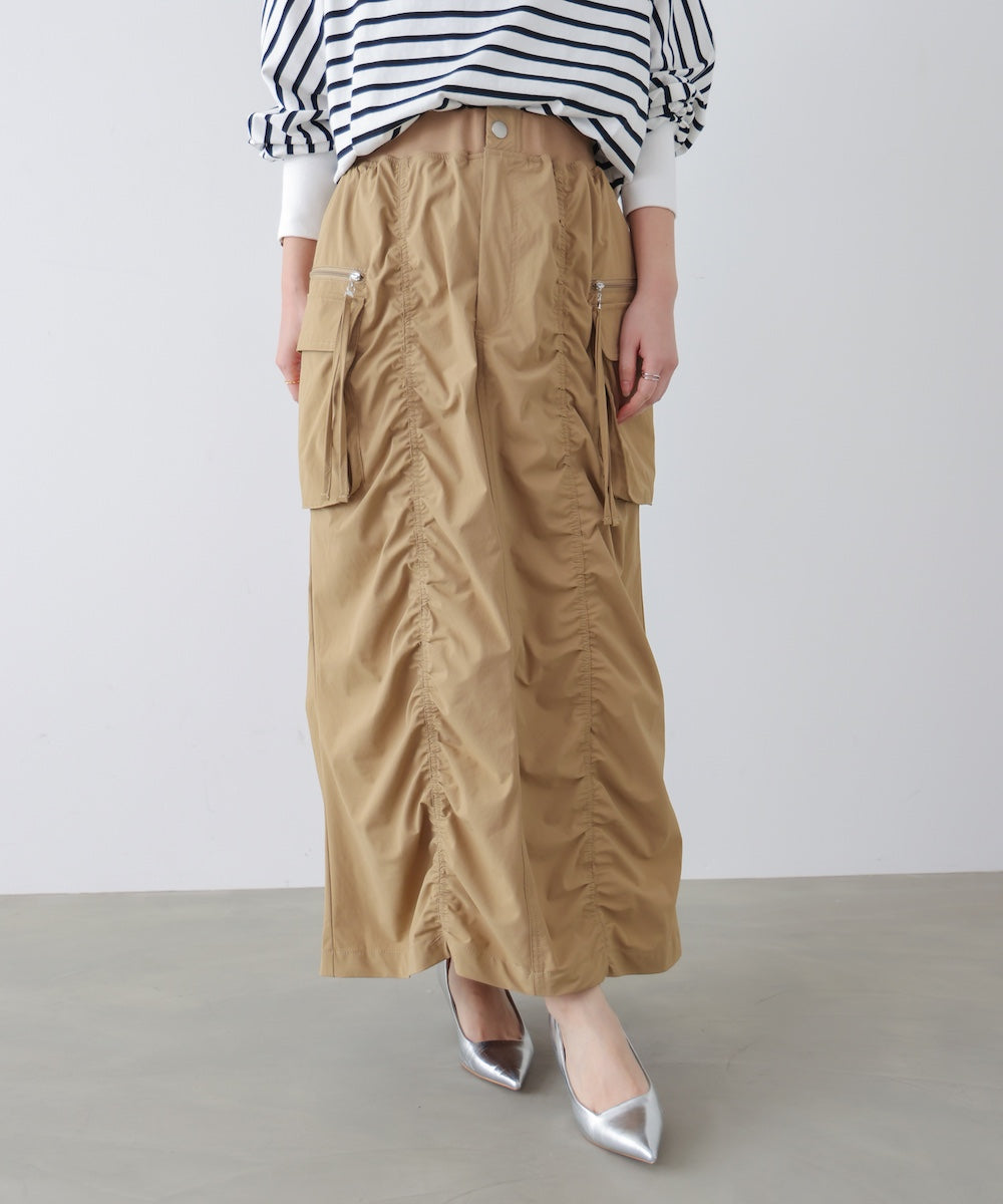 シャーリングミリタリースカート