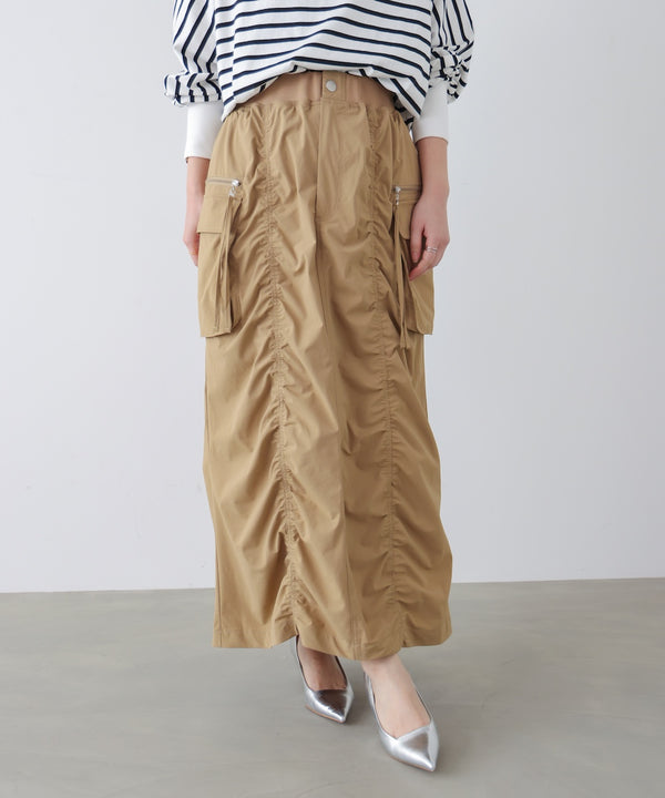 シャーリングミリタリースカート