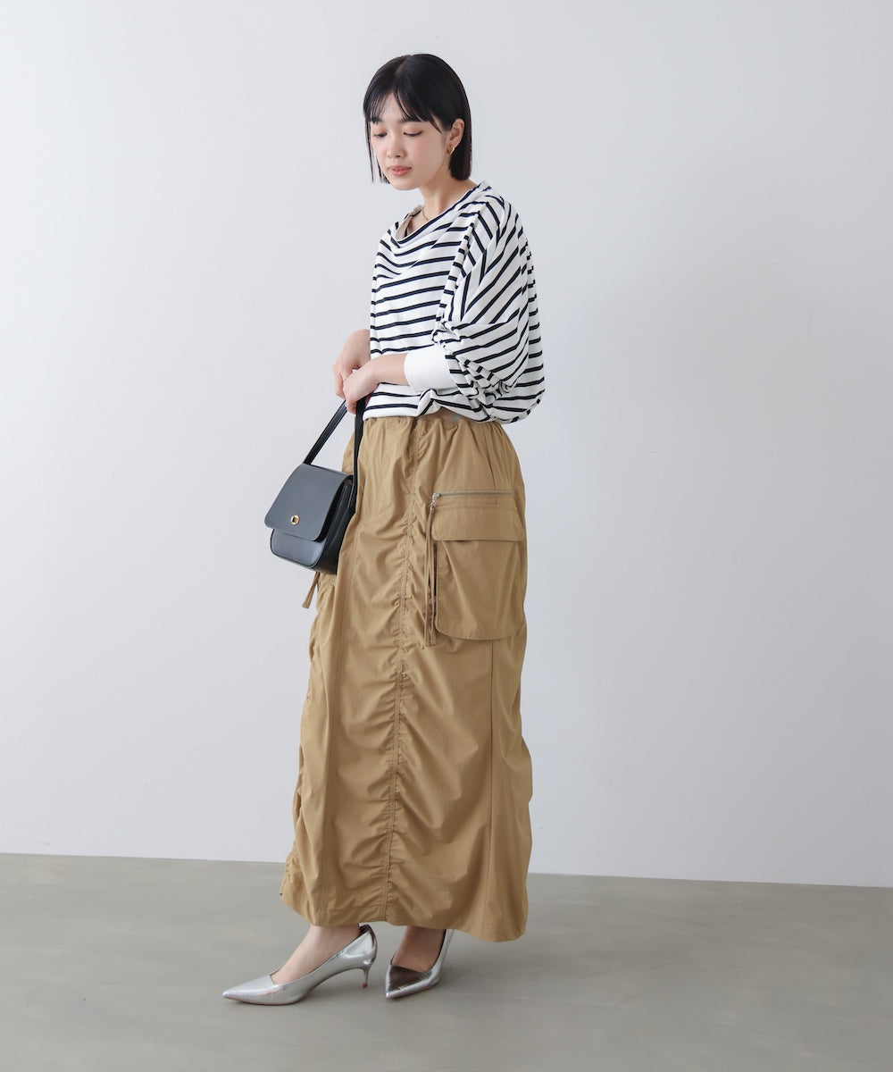 シャーリングミリタリースカート