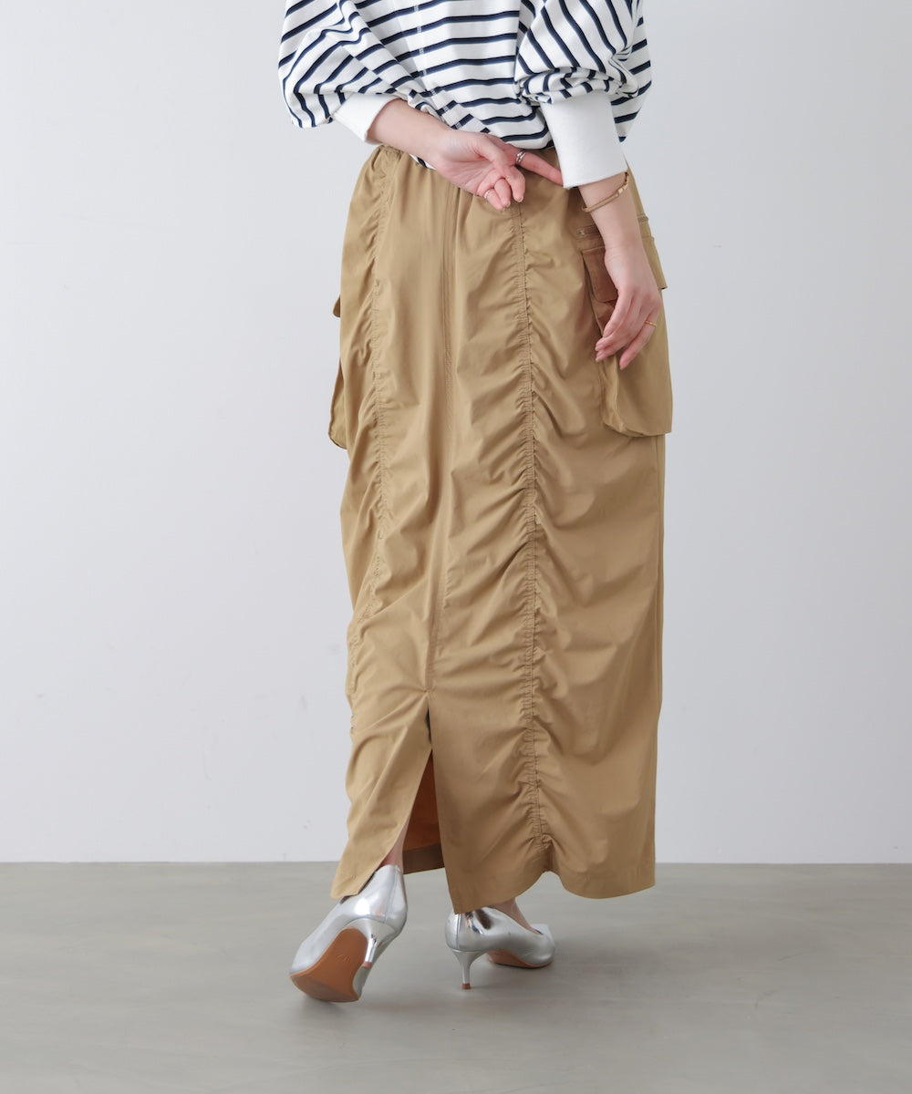 シャーリングミリタリースカート