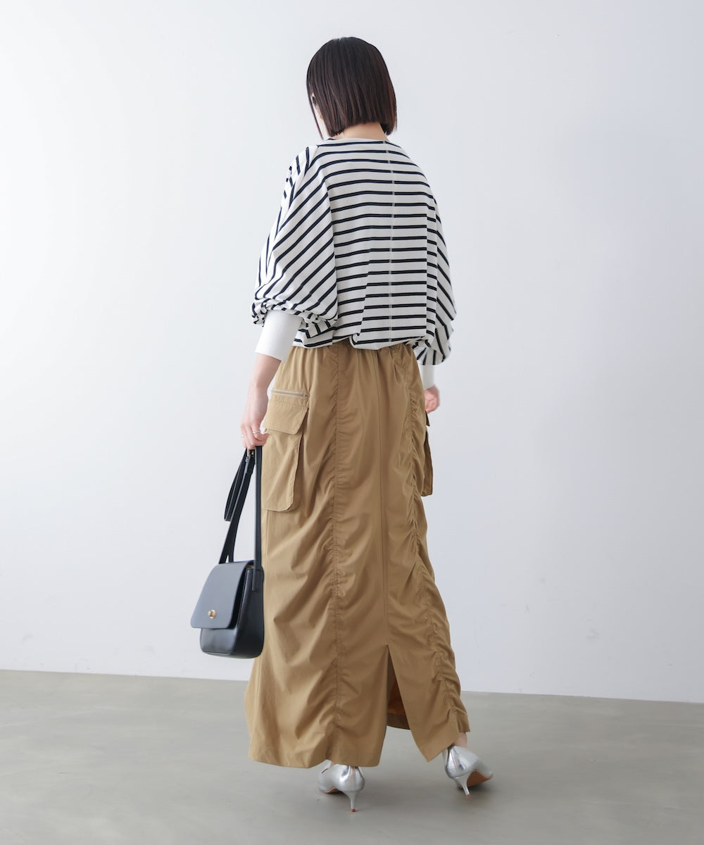 シャーリングミリタリースカート