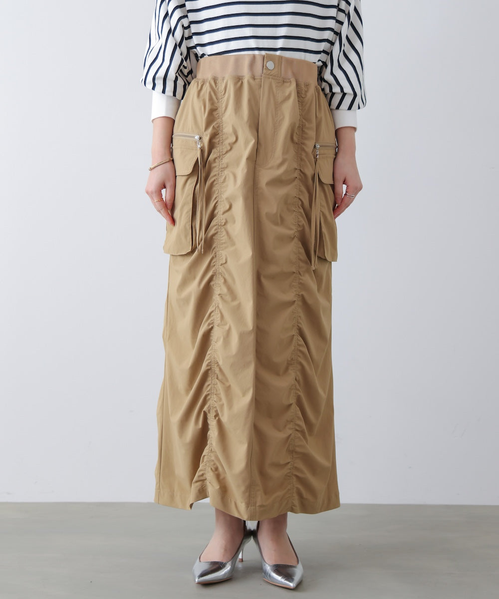 シャーリングミリタリースカート