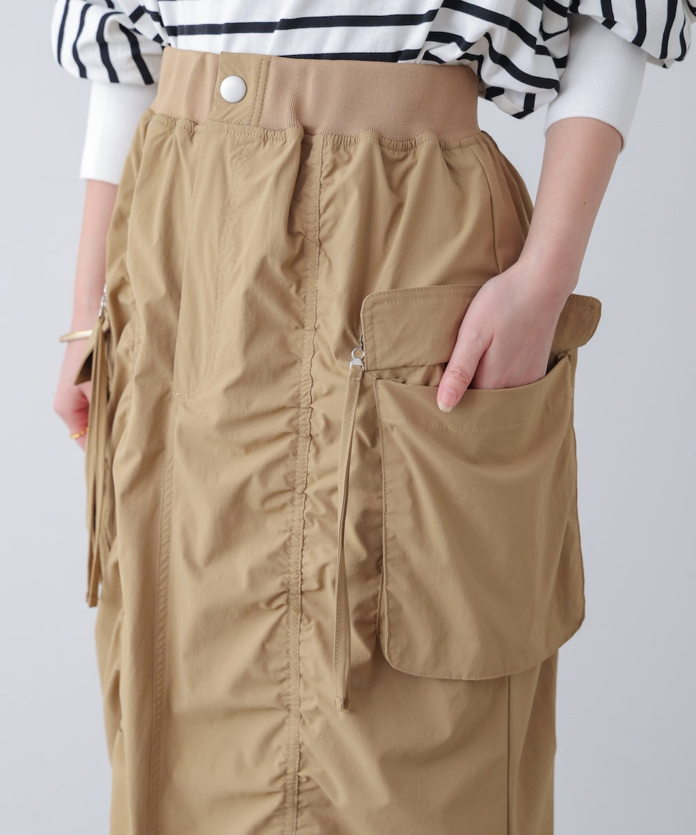 シャーリングミリタリースカート