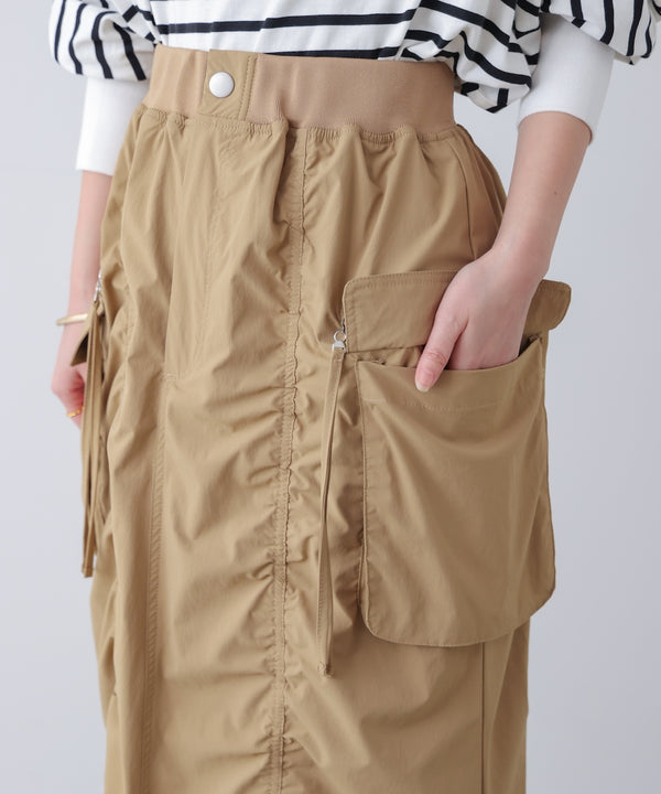 シャーリングミリタリースカート