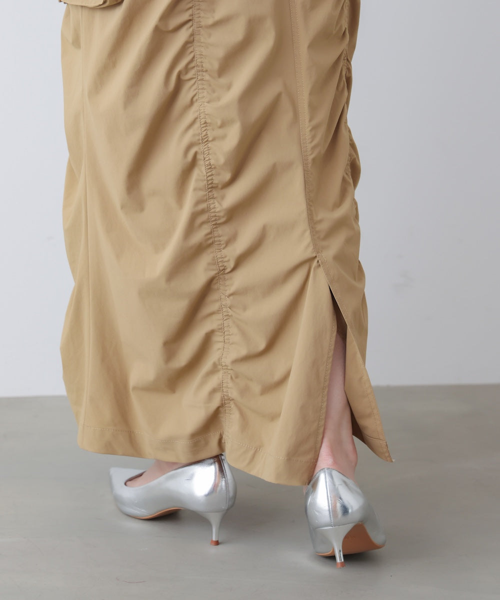 シャーリングミリタリースカート