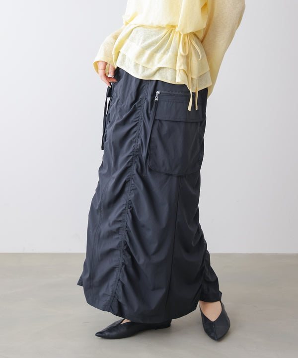 シャーリングミリタリースカート