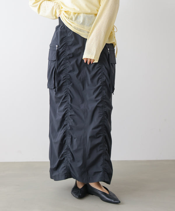 シャーリングミリタリースカート