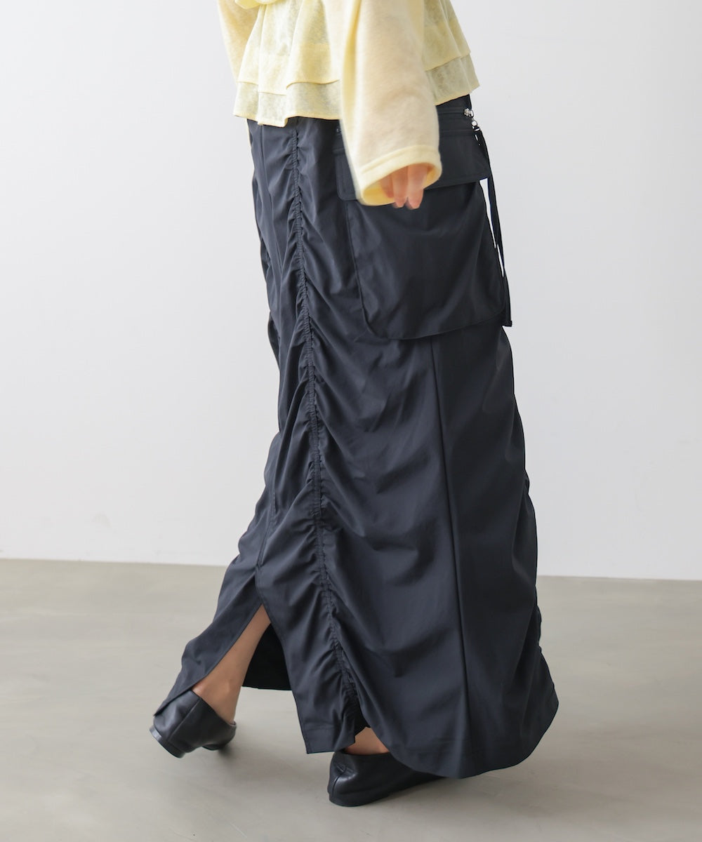 シャーリングミリタリースカート