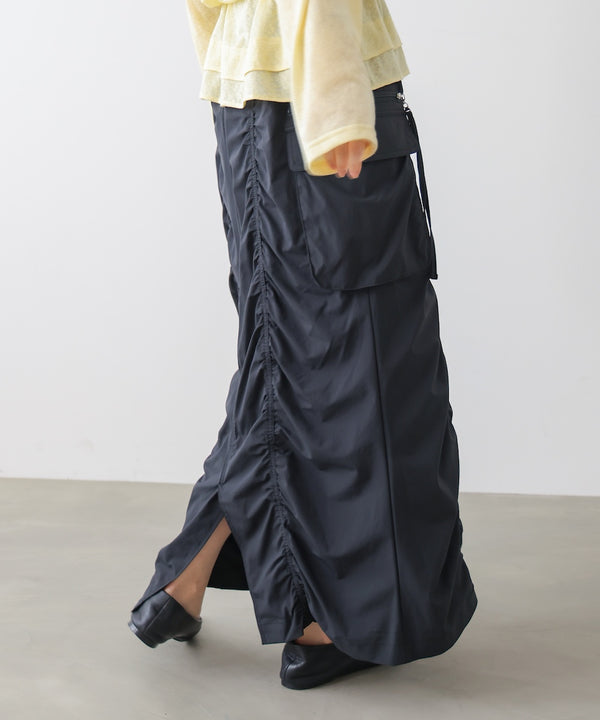 シャーリングミリタリースカート