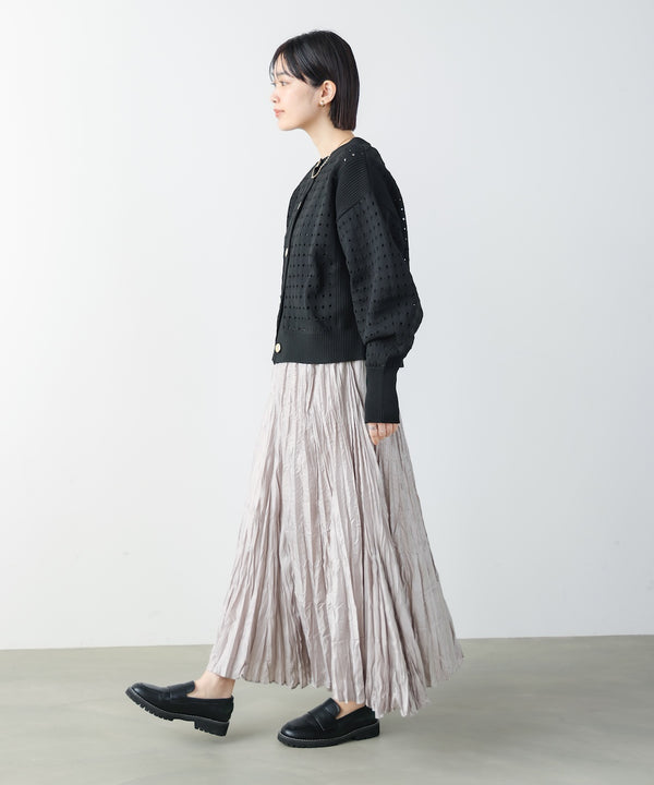 ワッシャーマットサテンスカート［2/20発送予定］