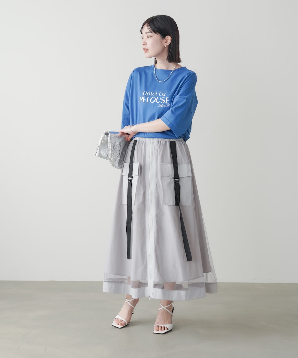 yumiko Noe、 チュールスカート セット ジップ使いチュールスカート
