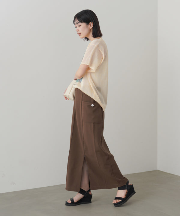 ＺＩＰスリットタイトスカート