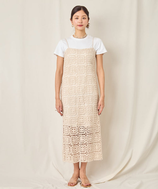 CROCHET CAMI DRESS