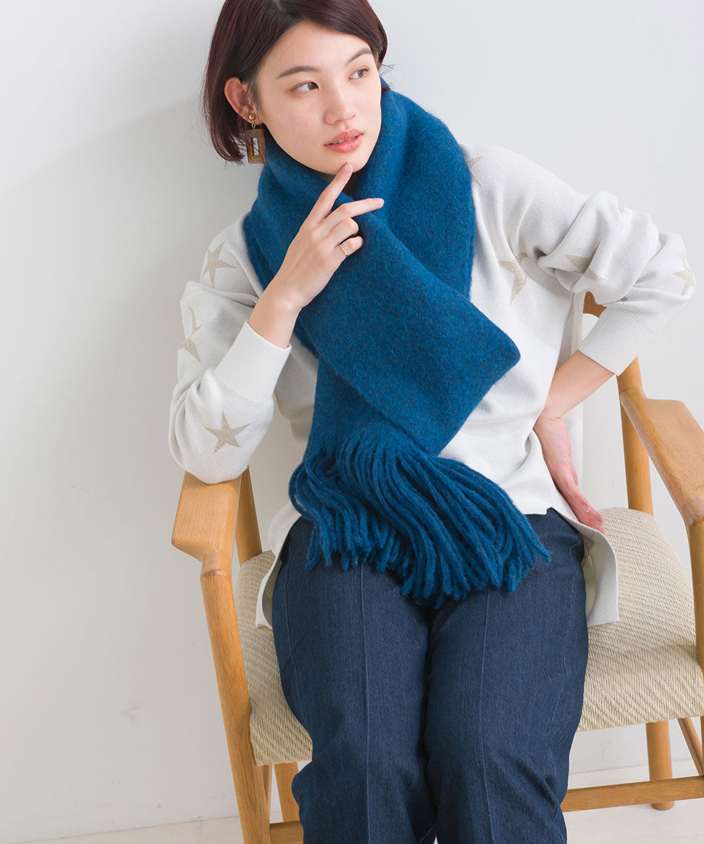 FURRY メランジモヘアマフラー
