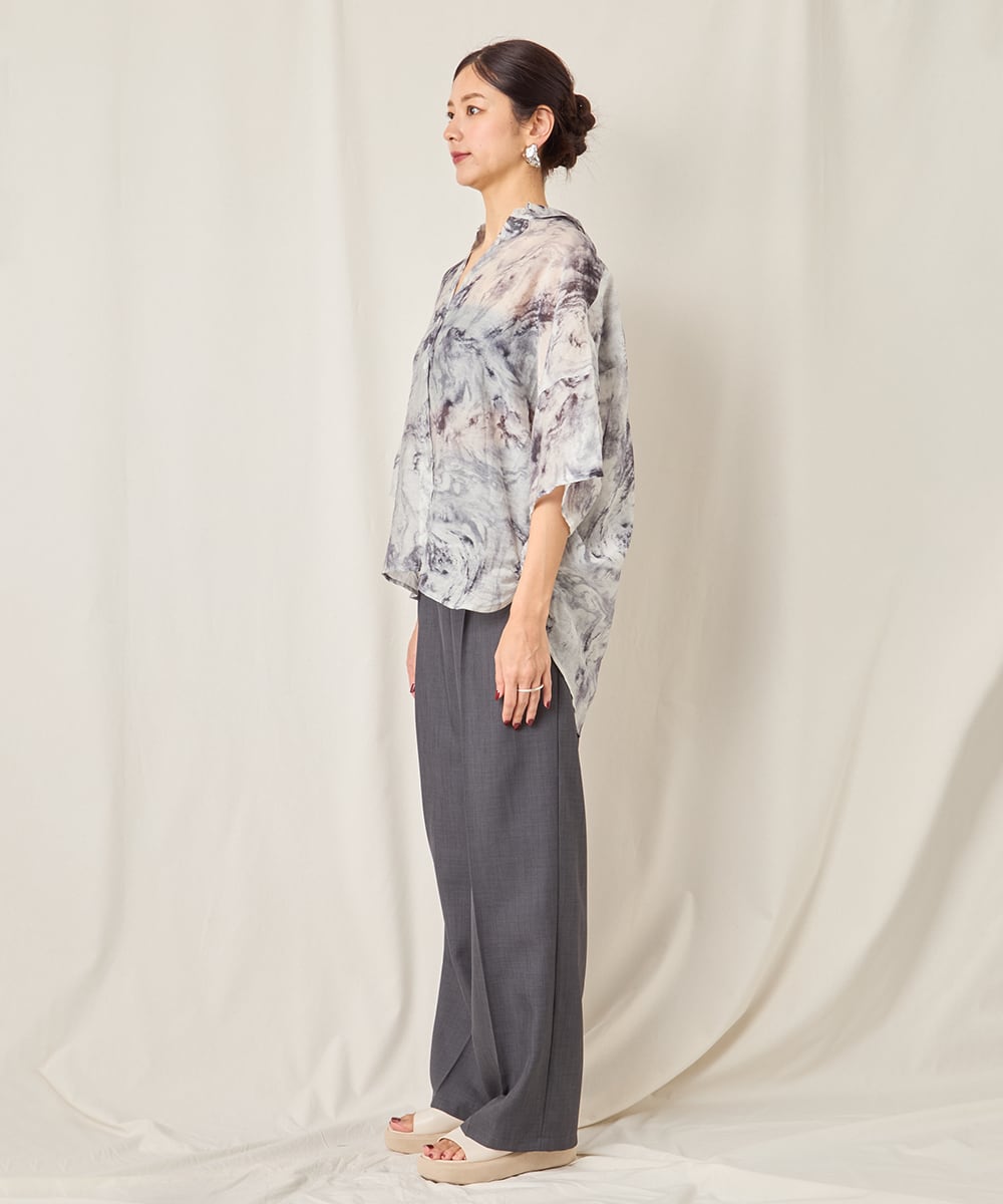 PRINTED SHORT SLEEVE SHIRTGR