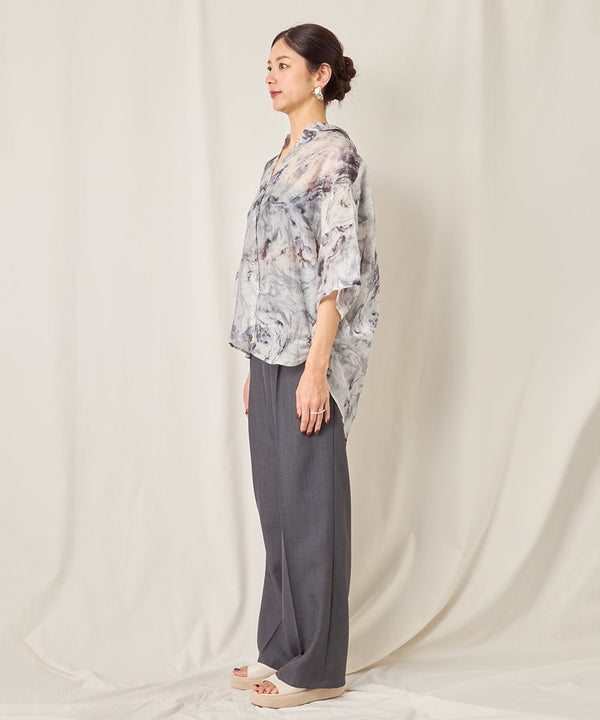 PRINTED SHORT SLEEVE SHIRTGR