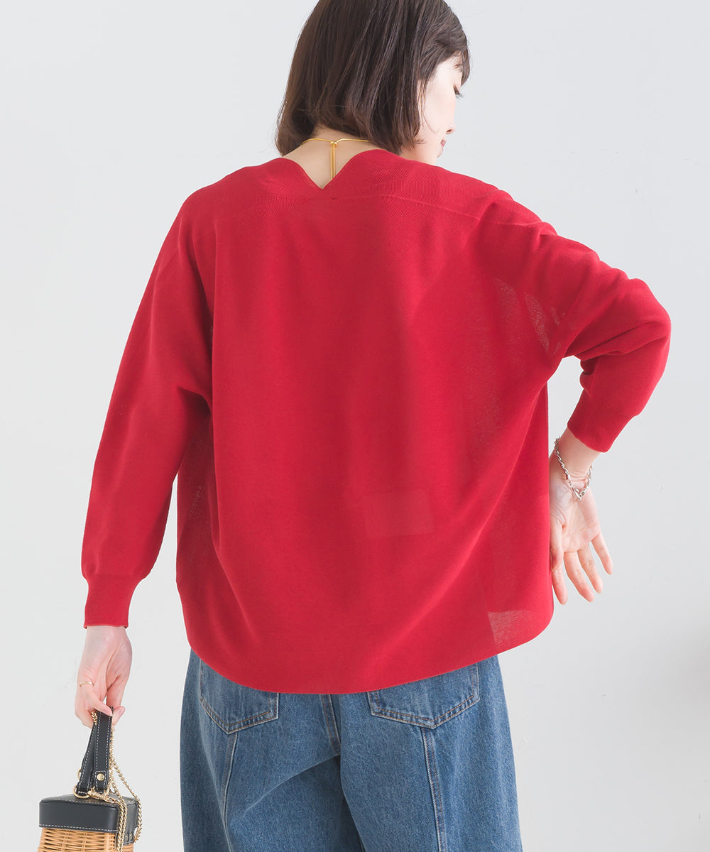 ホールガーメントドレープカーディガン