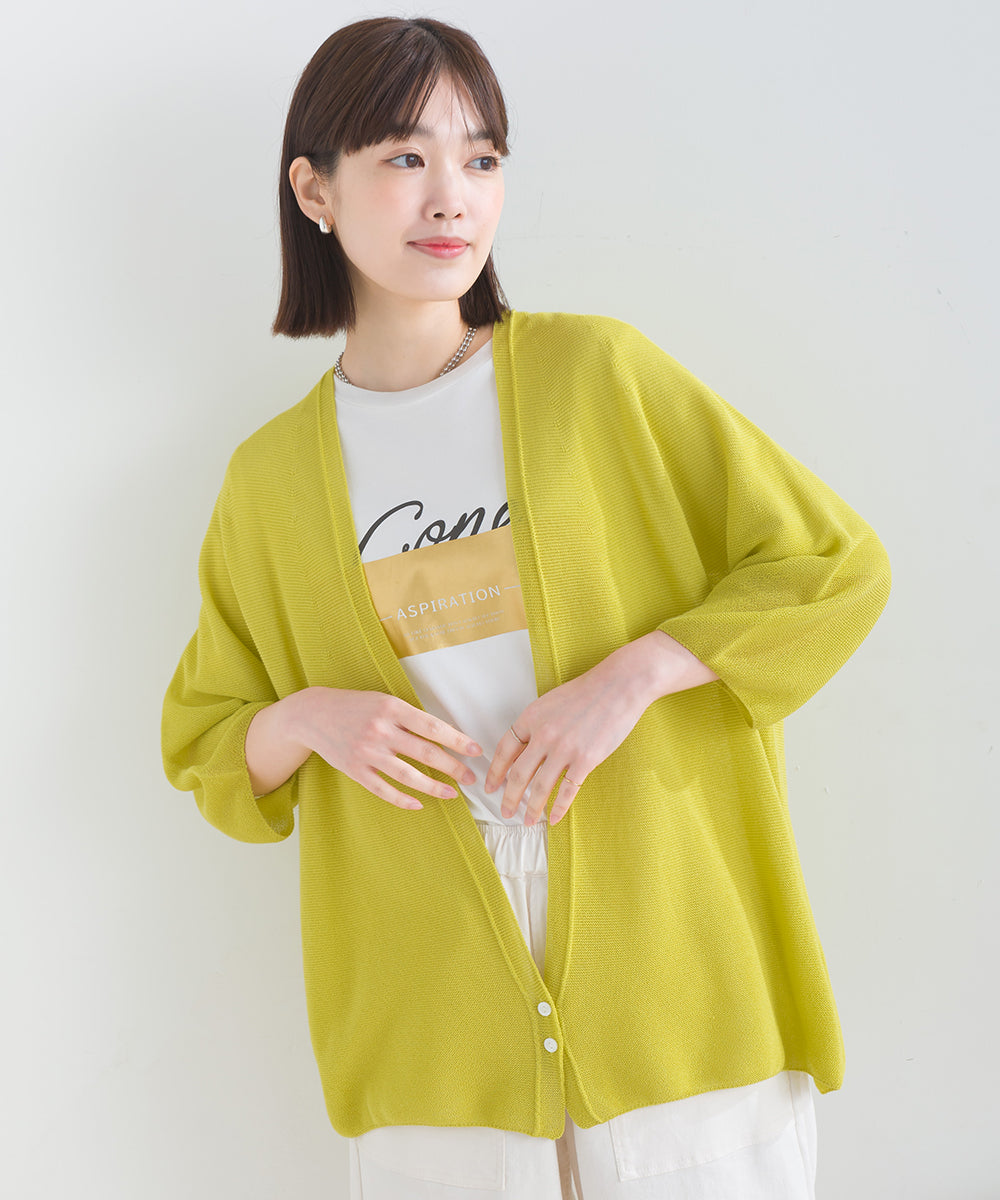 ホールガーメントバルーンカーディガン