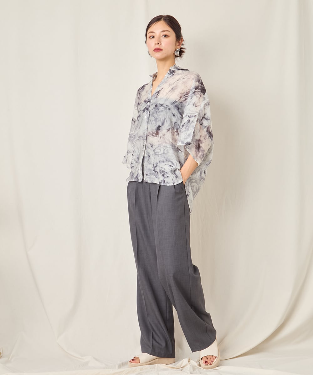 PRINTED SHORT SLEEVE SHIRTGR