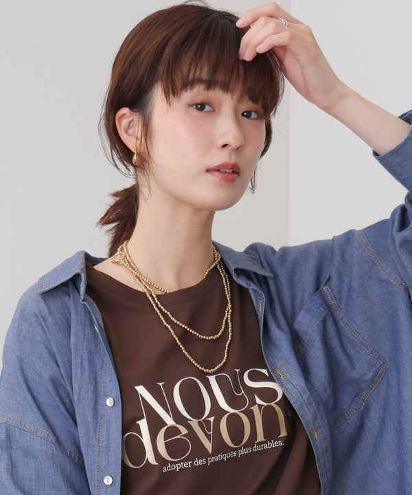ｍａｎｙｗａｙボールチェーンネックレス