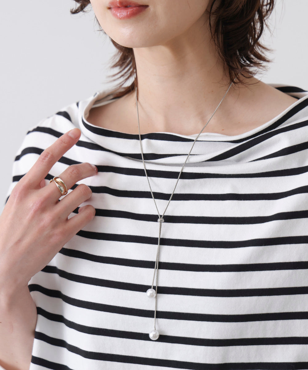 ダブルパールネックレス［4/30発送予定］