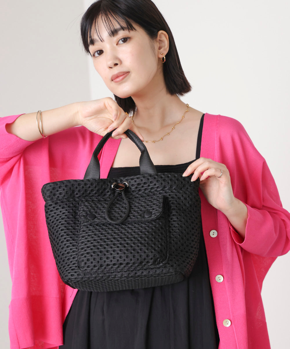 ドットメッシュバケットバッグ［4/22発送予定］