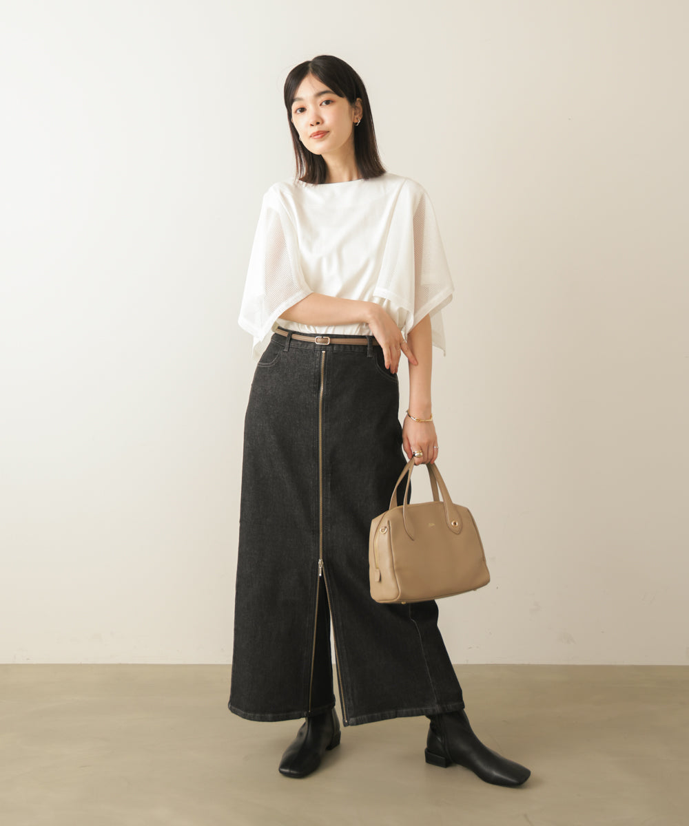 ストレッチローヒールショートブーツ［10/9発送予定］