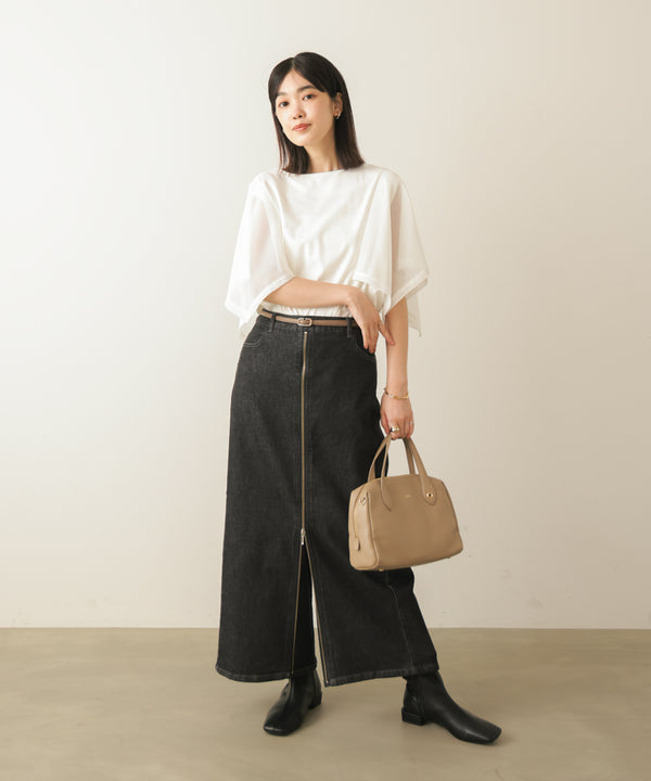 ストレッチローヒールショートブーツ［10/9発送予定］