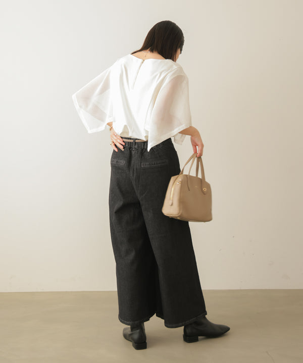 ストレッチローヒールショートブーツ［10/9発送予定］