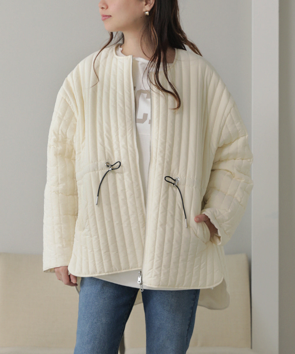 BouJeloud リバーシブル中綿コート