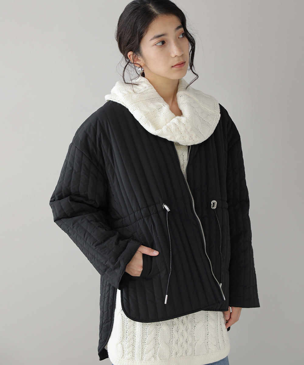 BouJeloud リバーシブル中綿コート