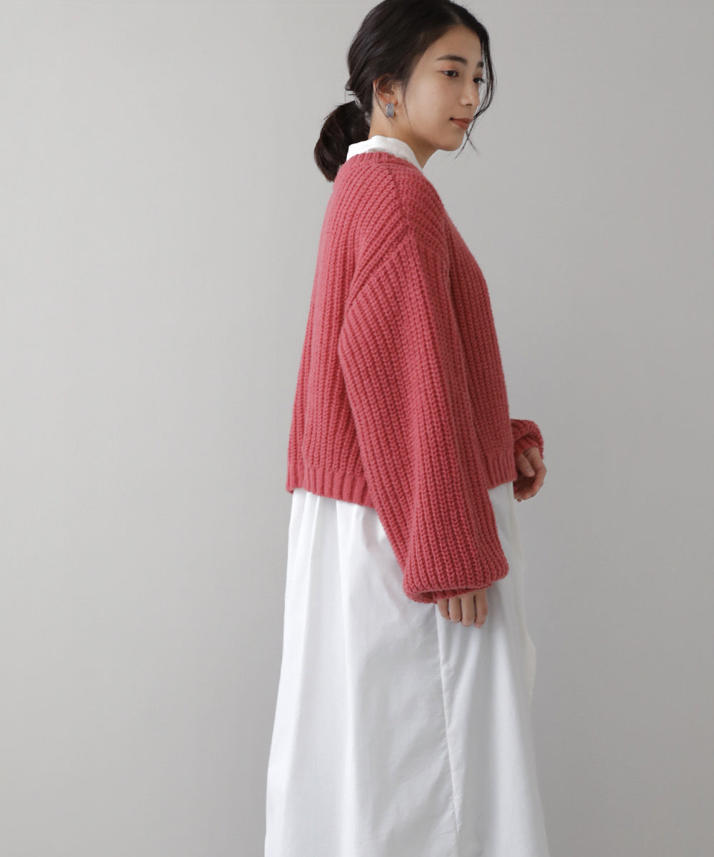 BouJeloud カラーエコポリニット