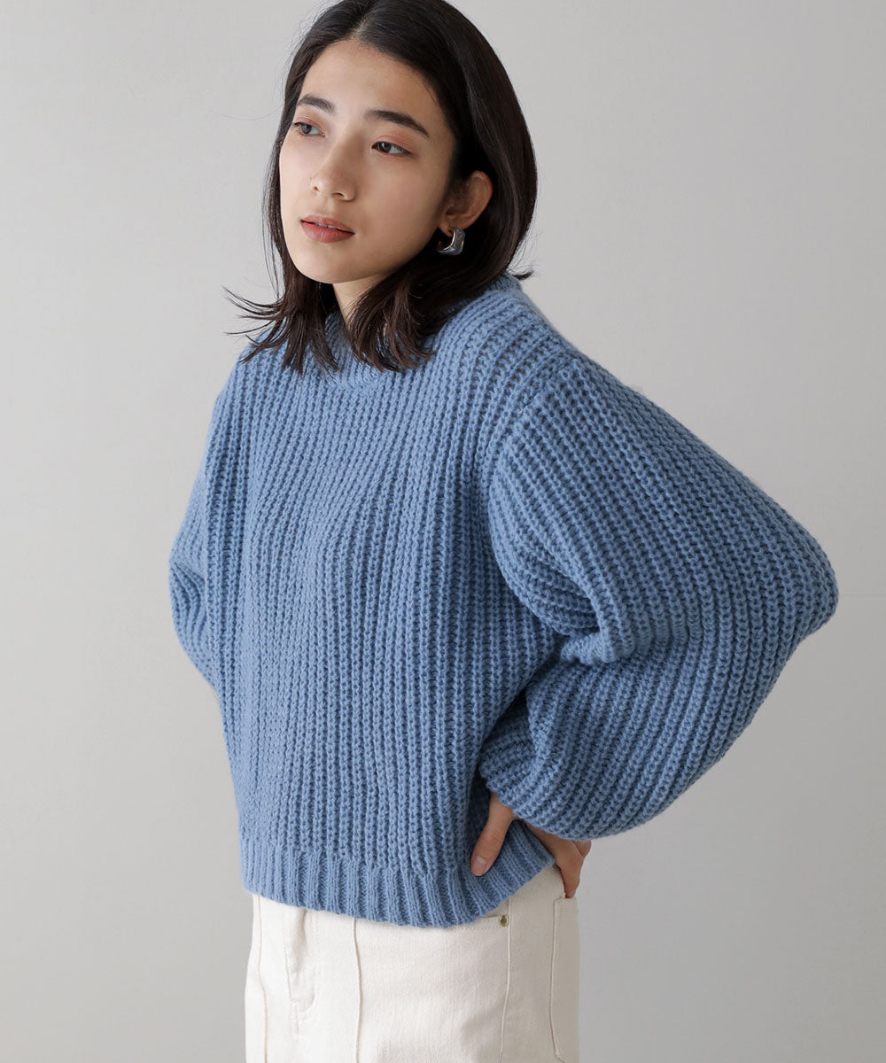 BouJeloud カラーエコポリニット