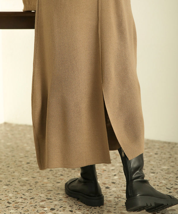 ケーブルカーデ＋ジャンパーワンピースセット