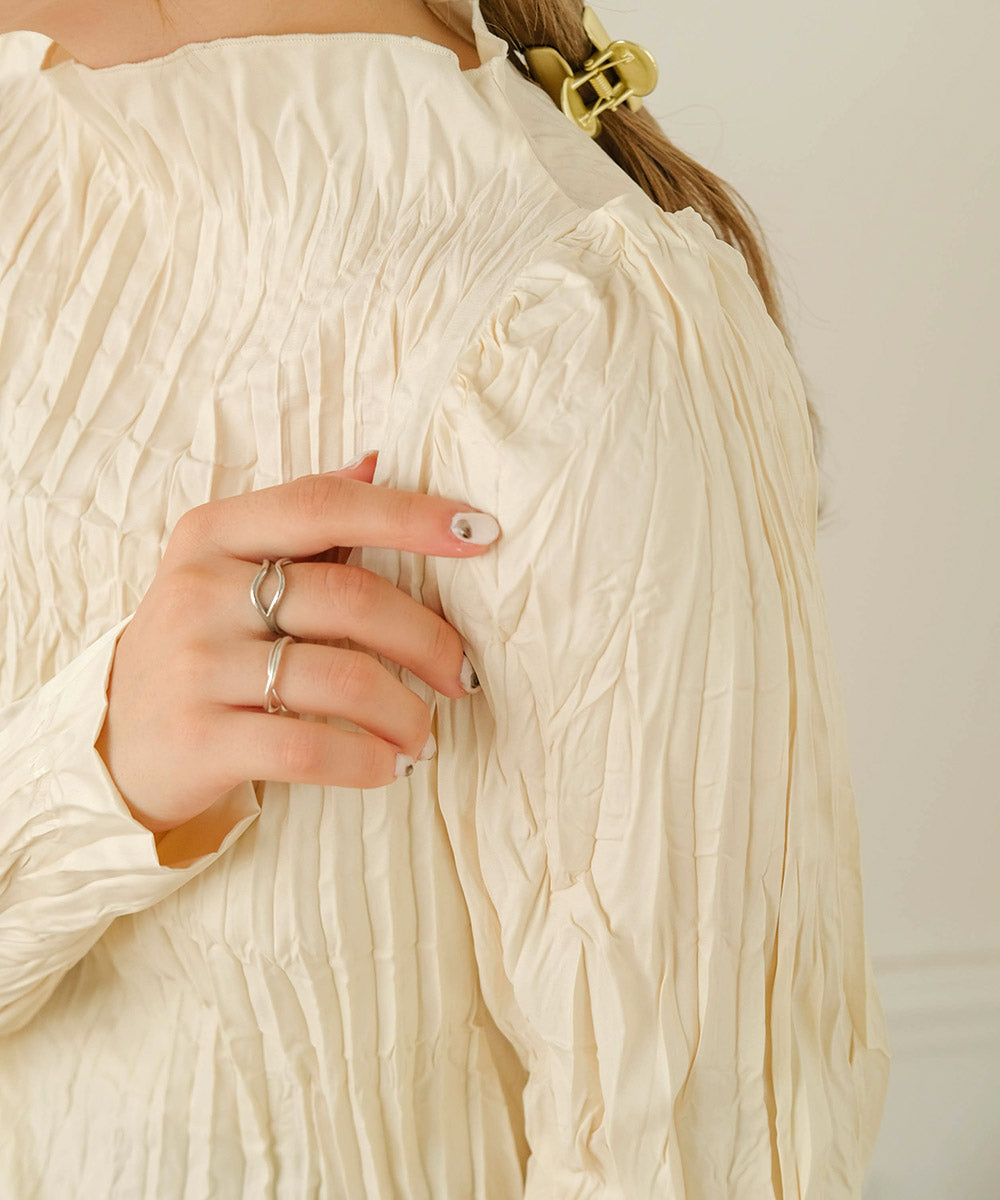 Bab【Bab×KANAMI】Washer Blouse