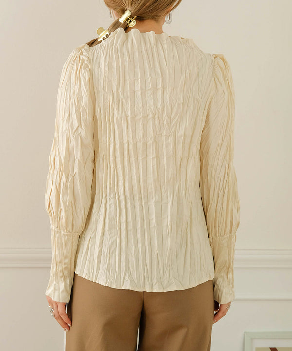 Bab【Bab×KANAMI】Washer Blouse