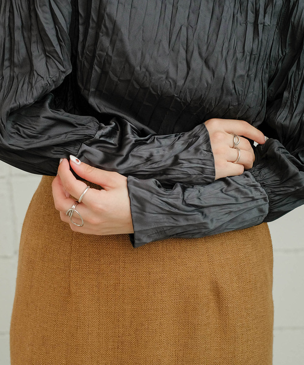 Bab【Bab×KANAMI】Washer Blouse
