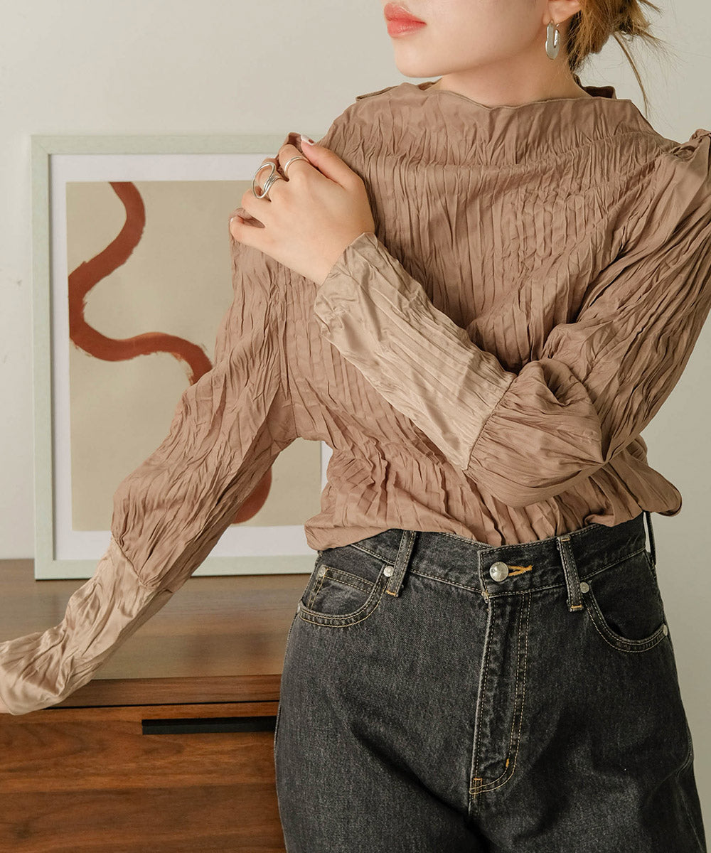 Bab【Bab×KANAMI】Washer Blouse