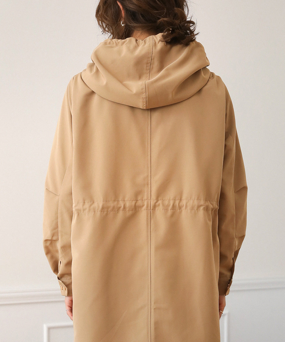 BouJeloud ロングフーディコート