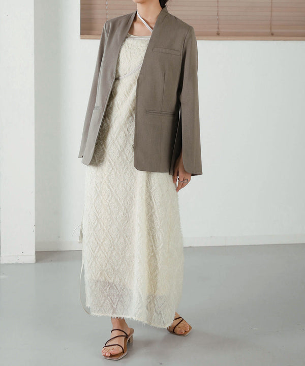 【koko×Bab】SHAGGY CROSS ONEPIECE