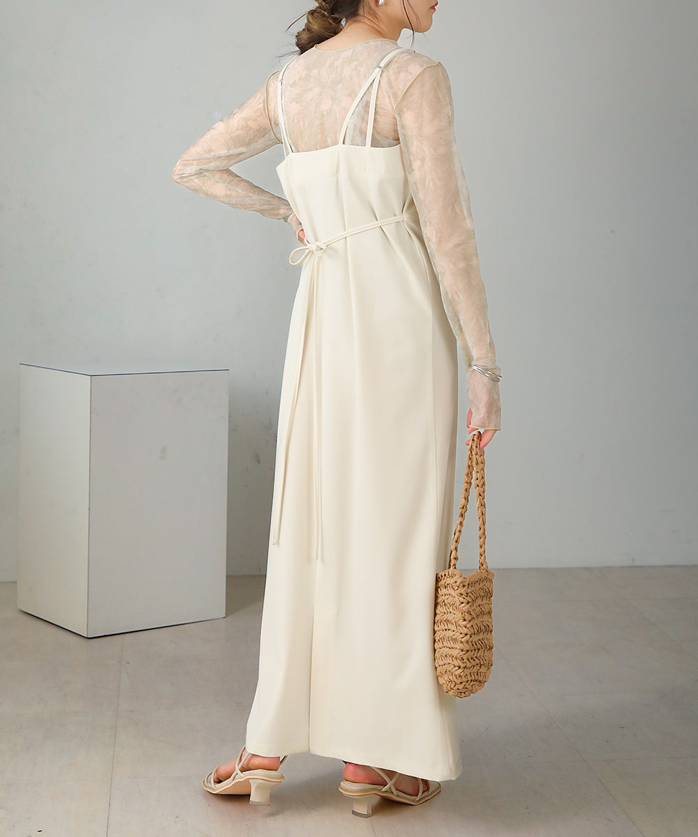 ビスチェキャミワンピース