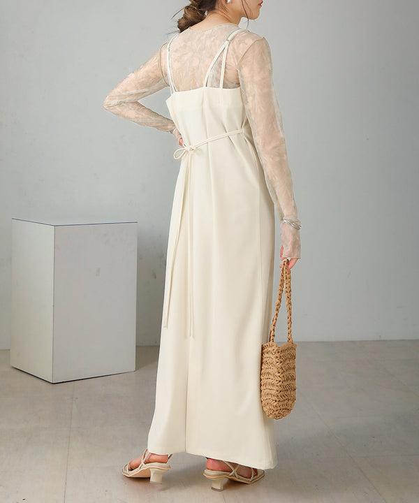 ビスチェキャミワンピース