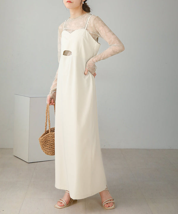 ビスチェキャミワンピース