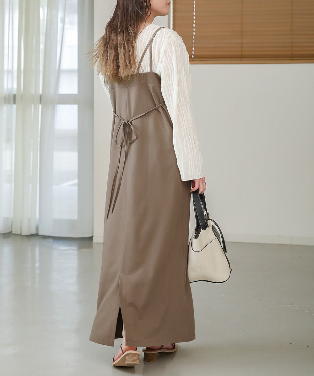 ビスチェキャミワンピース