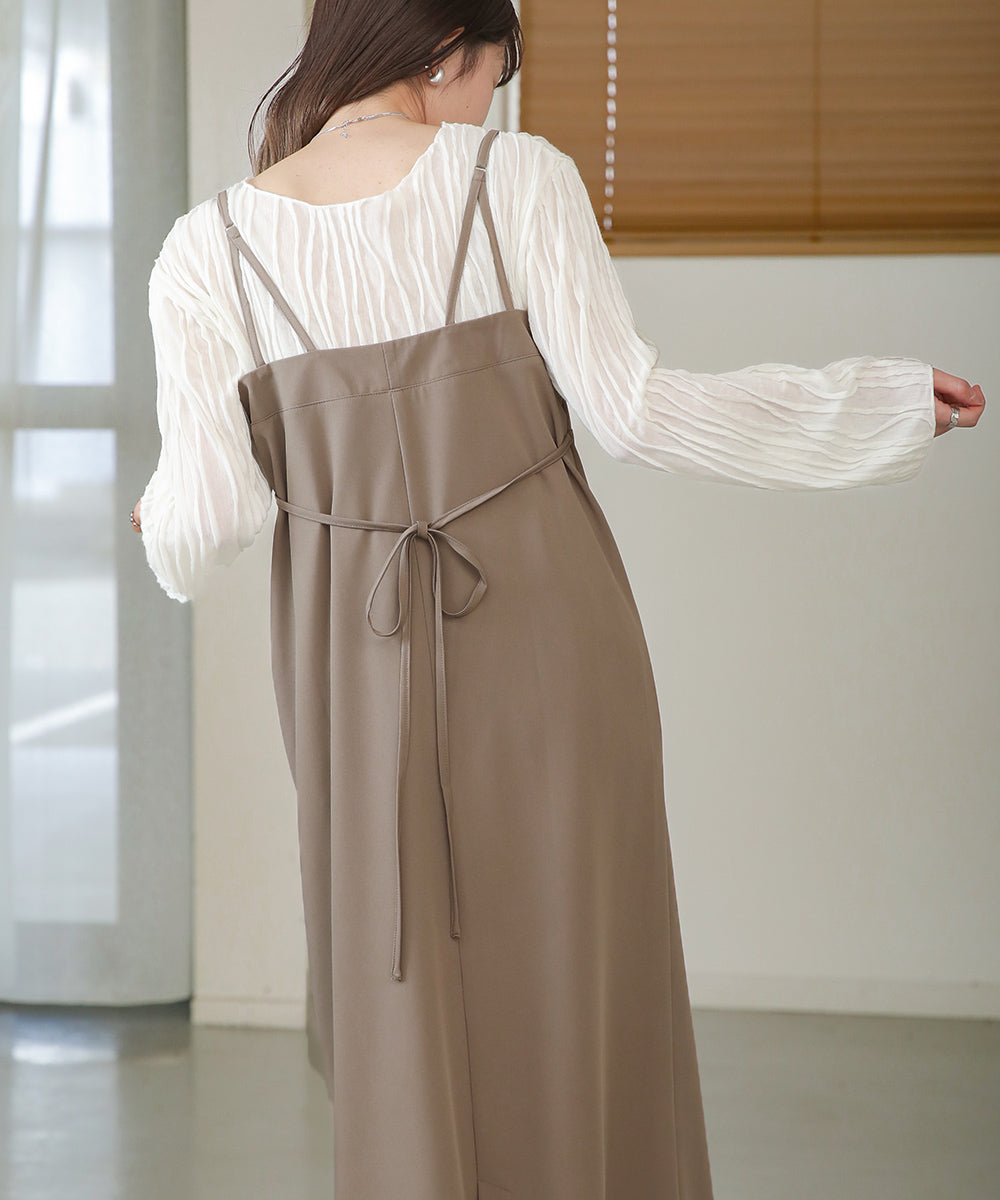 ビスチェキャミワンピース