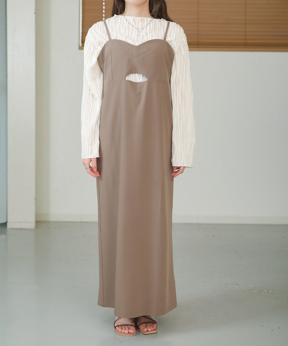 ビスチェキャミワンピース